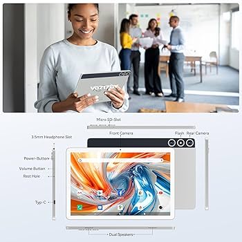 kAndroid14タブレット14インチデュアルSIM 12GB+128 Amazon.com : Android 14 Tablet, 4G Cellular Tablets with